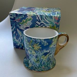 Lilly Pulitzer limited edition Wade And Sea coffee tea mug